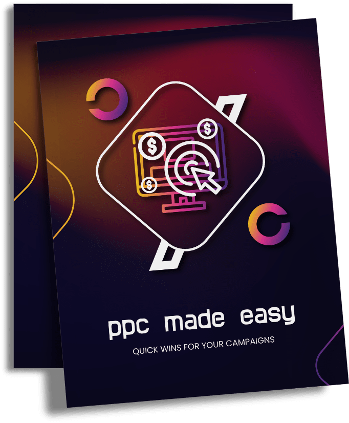 Cover mockup of "PPC Made Easy"