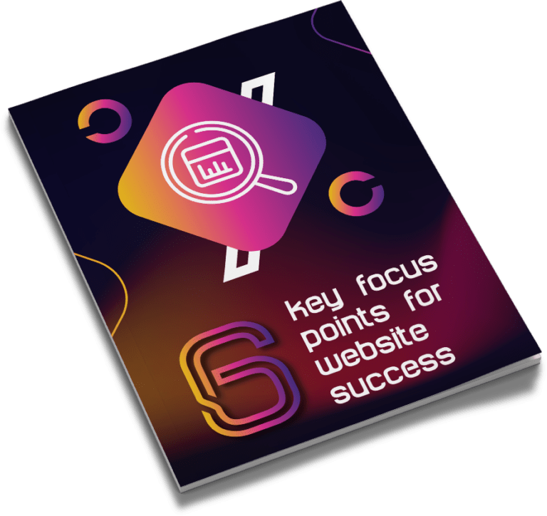 Cover mockup of "6 Key Focus Points For Website Success"