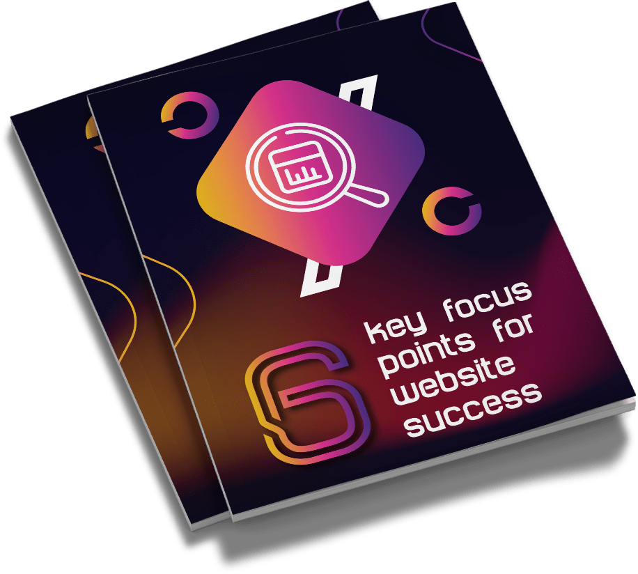 Cover mockup of "6 Key Focus Points For Website Success"