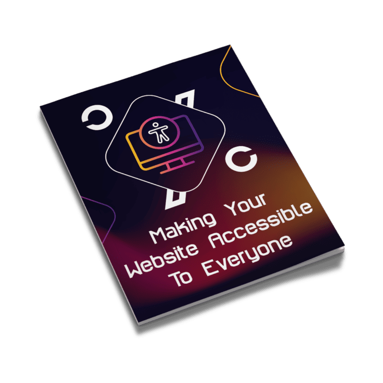 Cover mockup of "Making Your Website Accessible to Everyone"