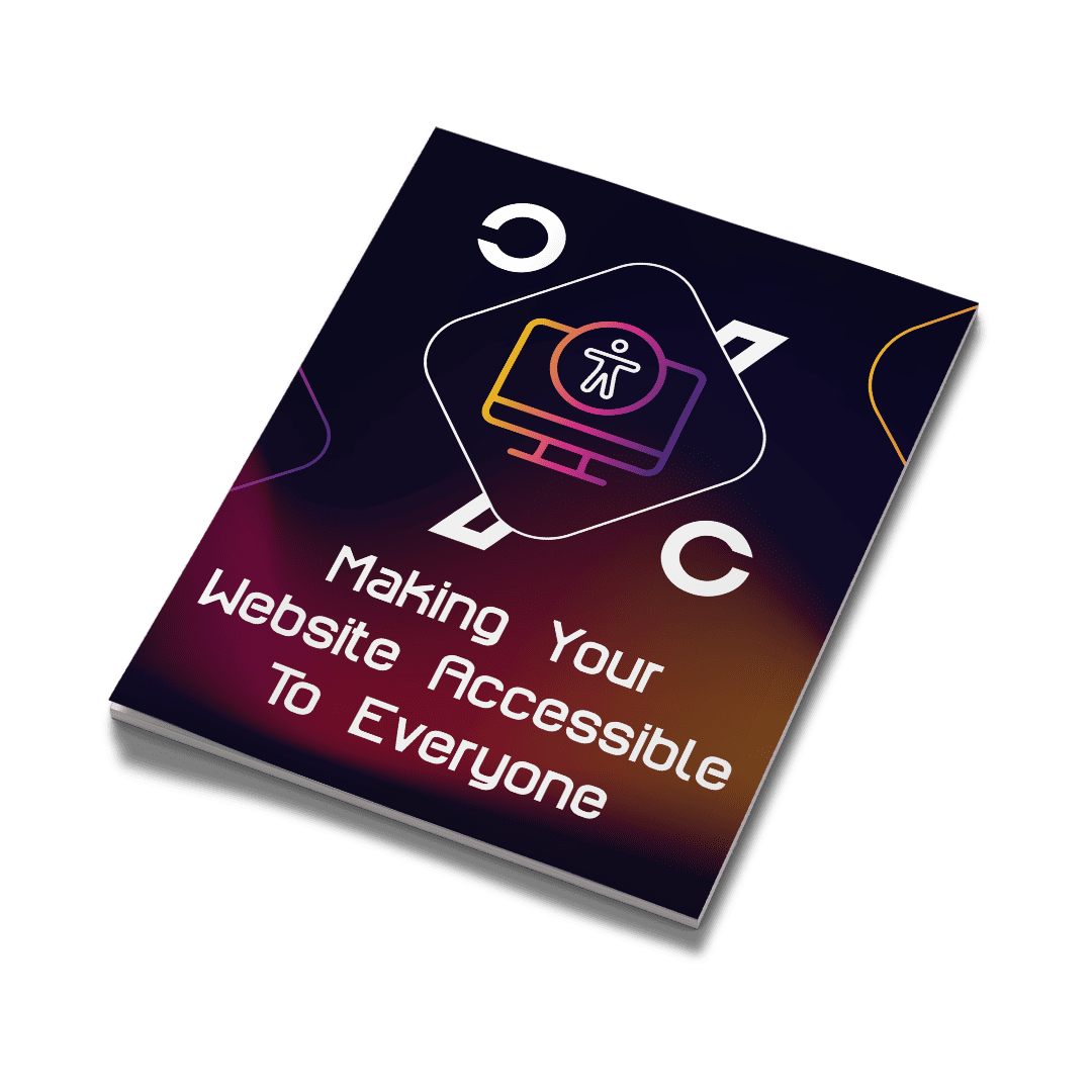 Cover mockup of "Making Your Website Accessible to Everyone"