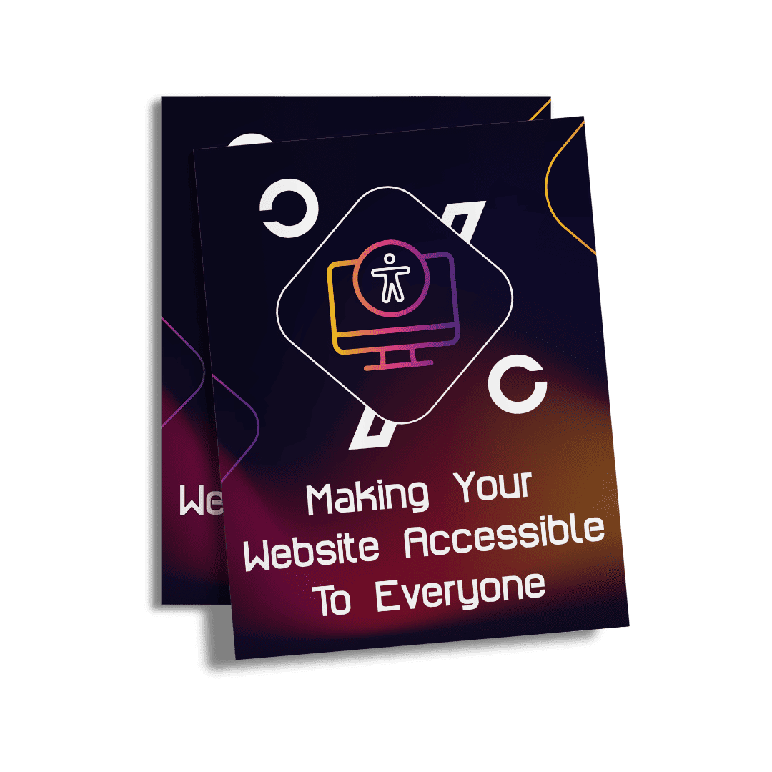 Cover mockup of "Making Your Website Accessible to Everyone"